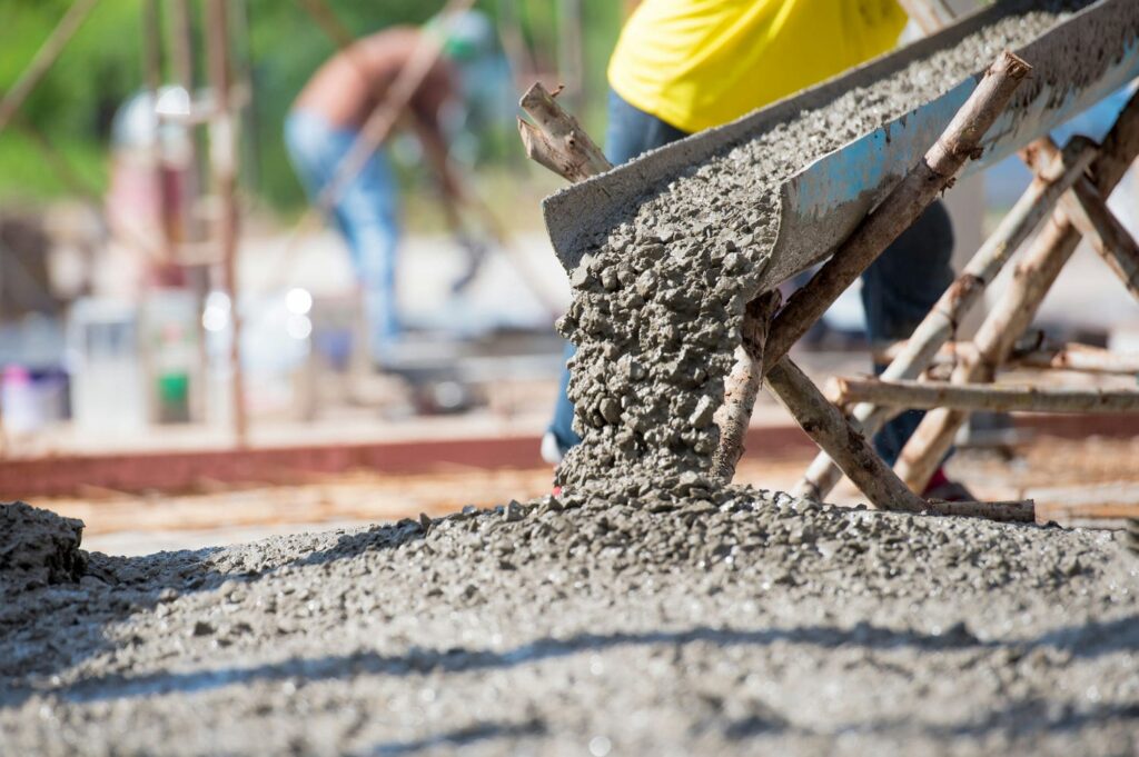 Custom home foundation being formed and poured on a Vancouver residential lot showing the concrete forming timeline